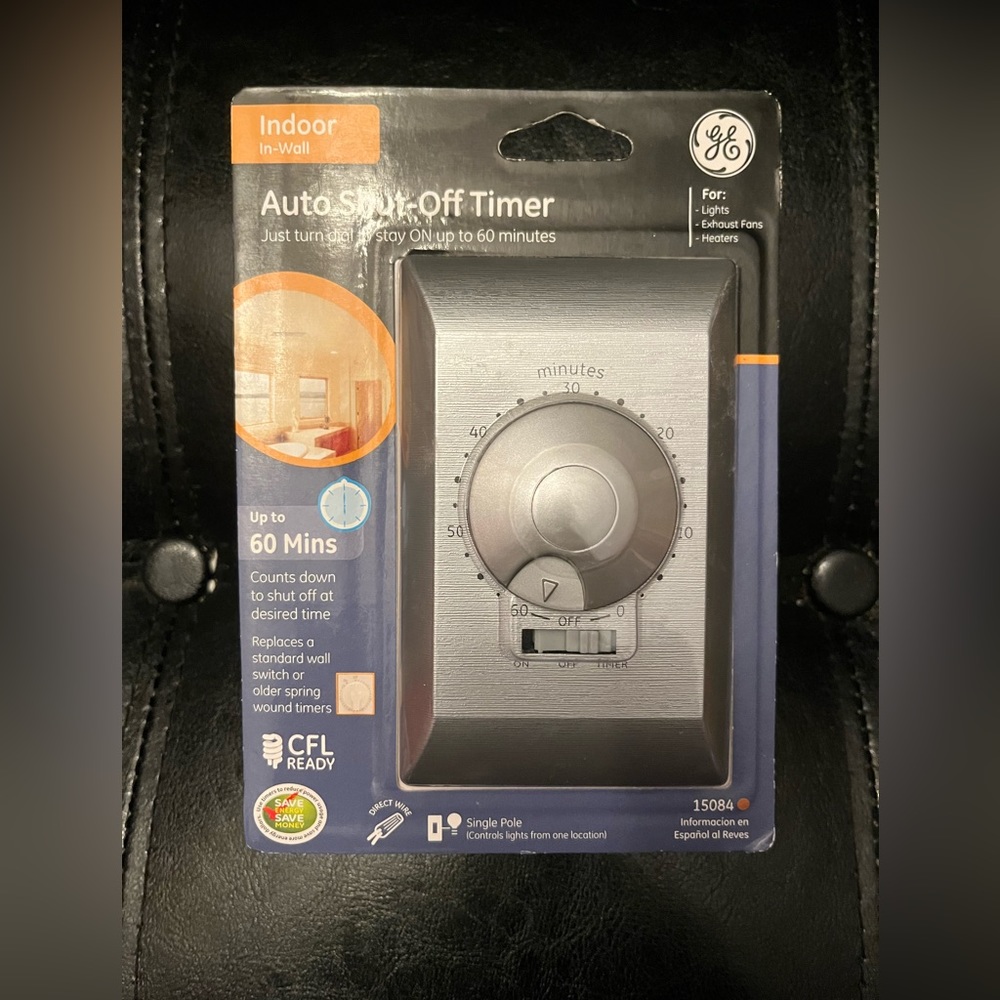 Brand new GE auto shut off timer